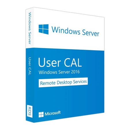 Pacote CAL User/RDS 50 Usuários Microsoft Windows Server 2016 Rede e Local